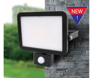 LED floodlight with sensor
