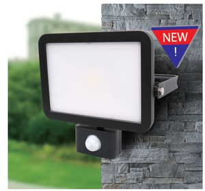 LED floodlight with sensor